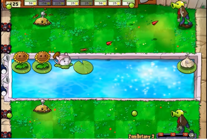 植物大战僵尸植物僵尸二怎么过1