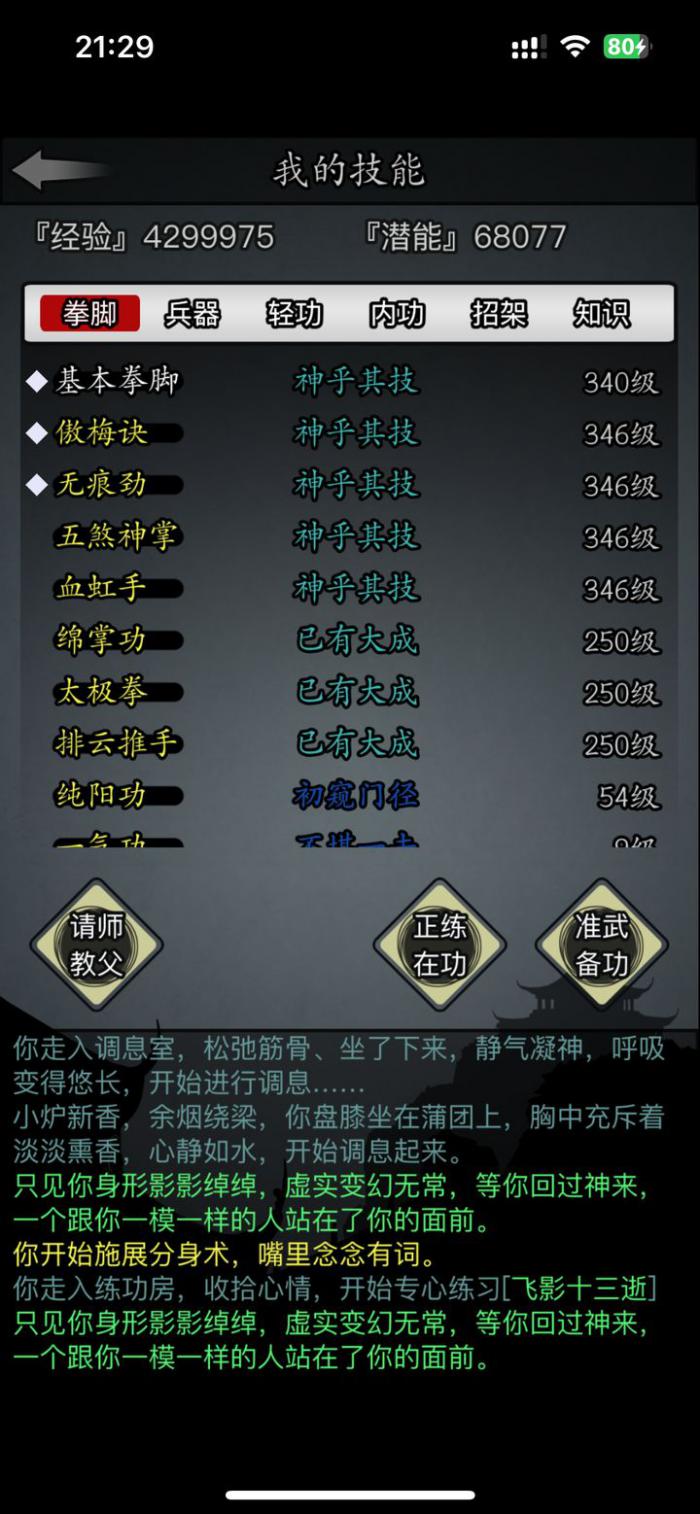 放置江湖二转武当怎么玩3