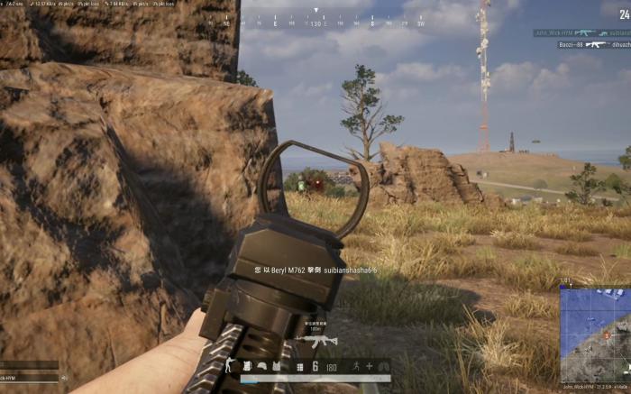 绝地求生如何瞄准移动目标1