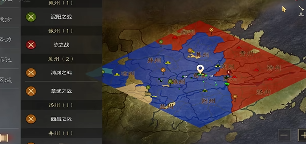 率土之滨山脉之间怎么过去3