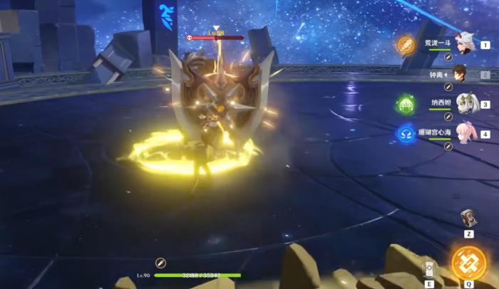 原神黑蛇骑士摧岩之钺怎么打3