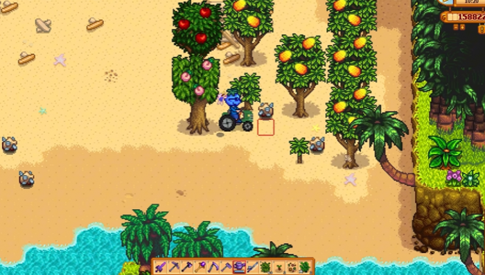 星露谷物语姜岛怎么上去3