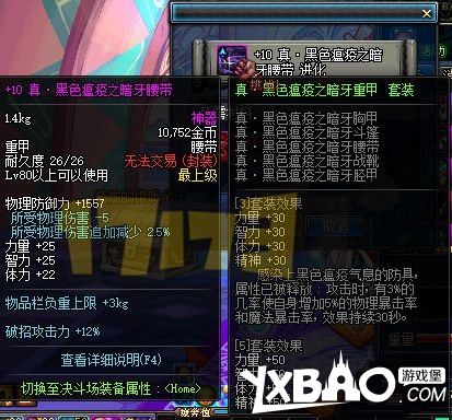 DNF新野猪套和悲鸣套升级效果及数据的详细对比分析9