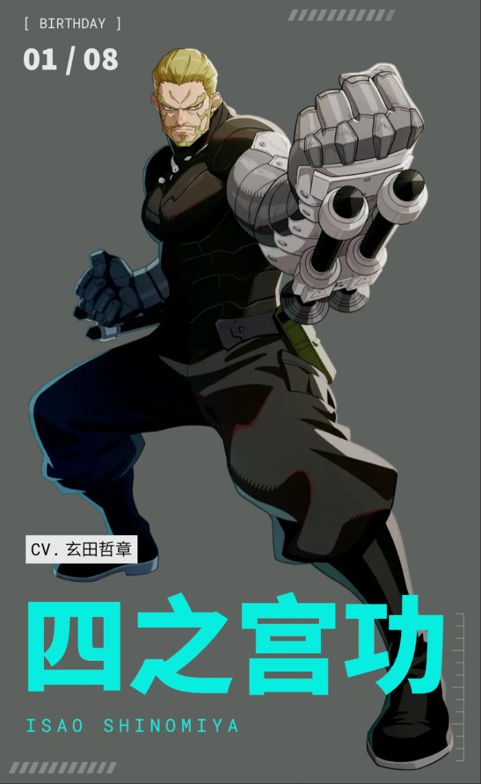 怪兽8号游戏四之宫功角色解析1