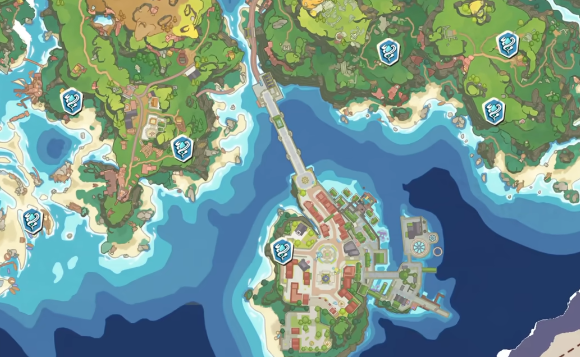 洛克王国世界地图区域1