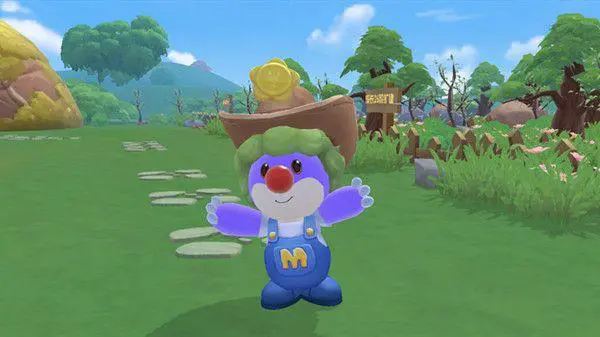 如何在摩尔庄园中送给尤尤一束毛毛花1