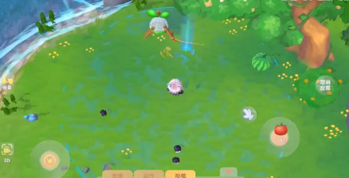 有人曾在摩尔庄园钓到白鲸鱼吗3