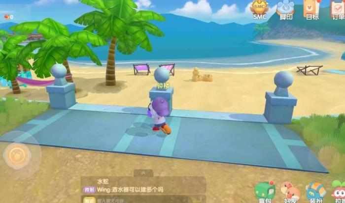 摩尔庄园家居能否在室外进行布置1