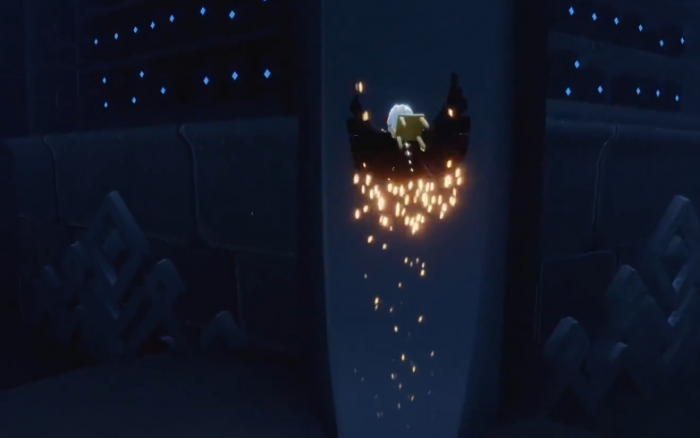 如何在光遇奇迹之旅中与巨型生物互动3