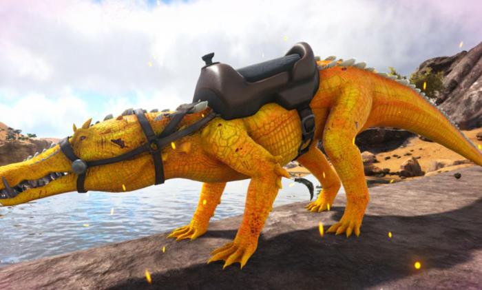 方舟生存进化猪鳄怎么驯服2