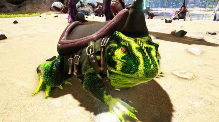 方舟生存进化魔鬼蛙怎么驯服1