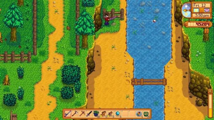 星露谷物语太阳鱼鱼在哪里钓1