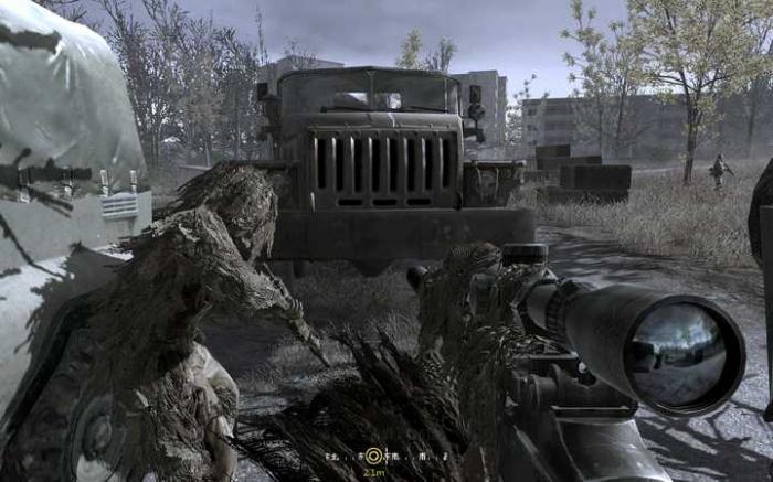 使命召唤4双人狙击怎么过的_使命召唤4攻略双狙