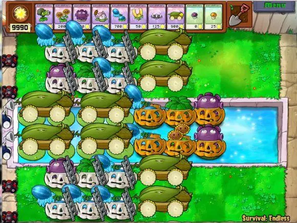 植物大战僵尸无尽模式怎么开局3