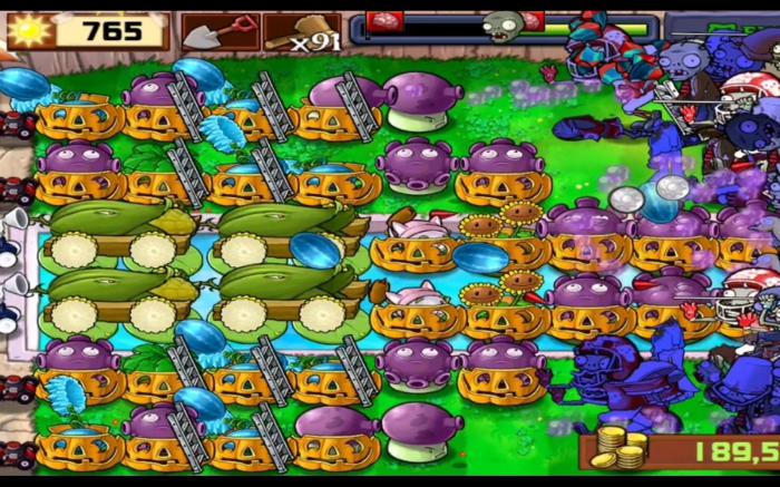 植物大战僵尸如何搭梯子3