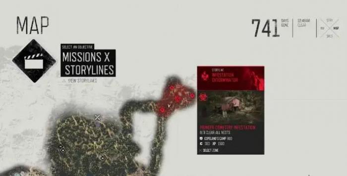 往日不再伐木场6个感染区在哪里2