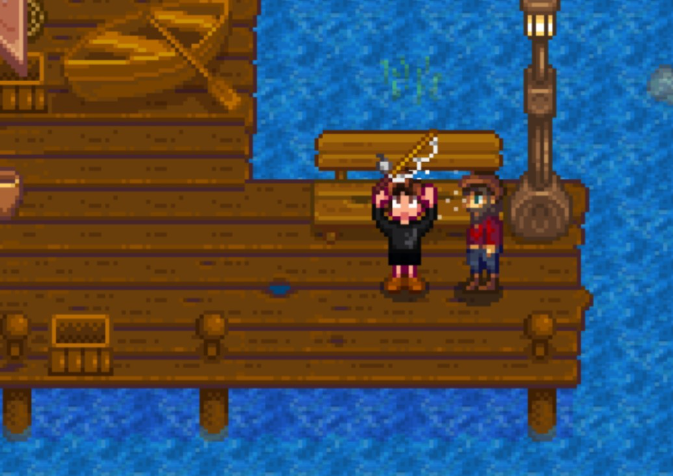 星露谷物语怎么装备鱼竿2