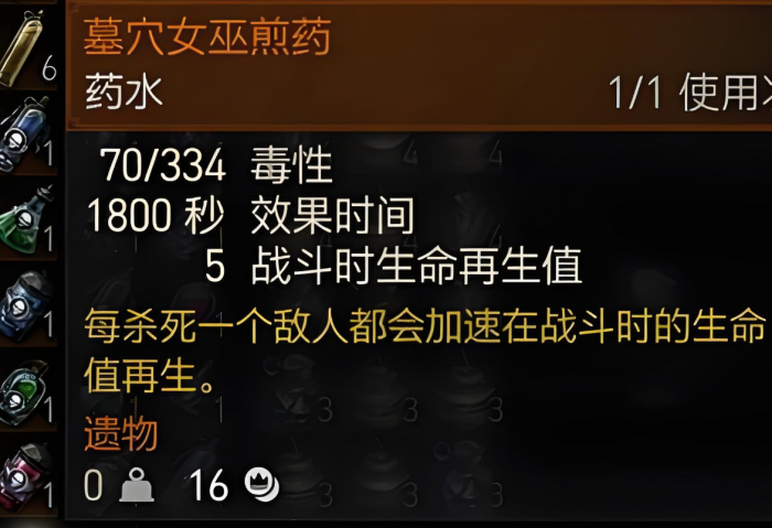 巫师三各种煎药有什么用3