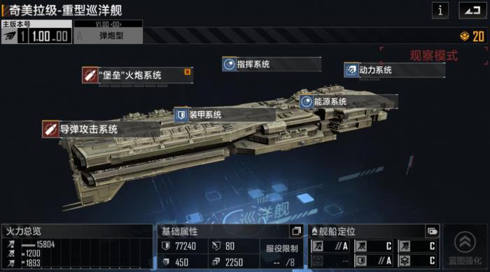 无尽的拉格朗日奇美拉级重型巡洋舰怎么样_无尽的拉格朗日奇美拉重点装甲强化