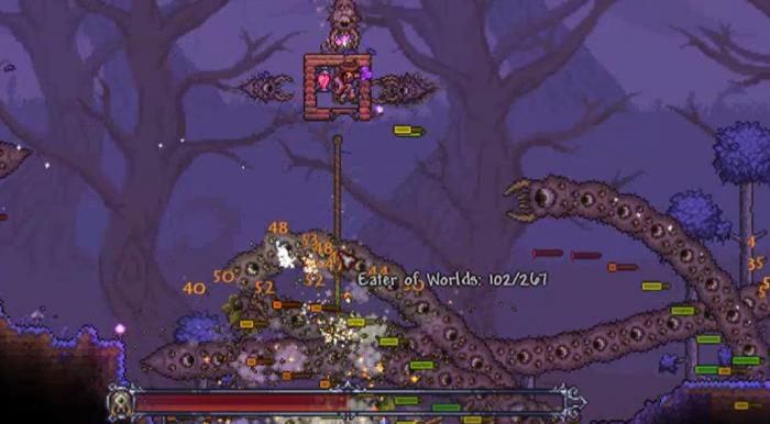 泰拉瑞亚世界吞噬者在哪里打2