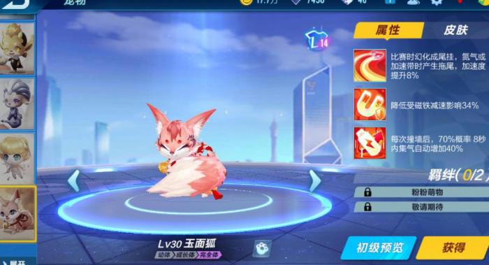 qq飞车手游哪个宠物好竞速3