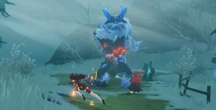 原神雪山顶上的精英怪怎么打_原神雪山精英怪位置