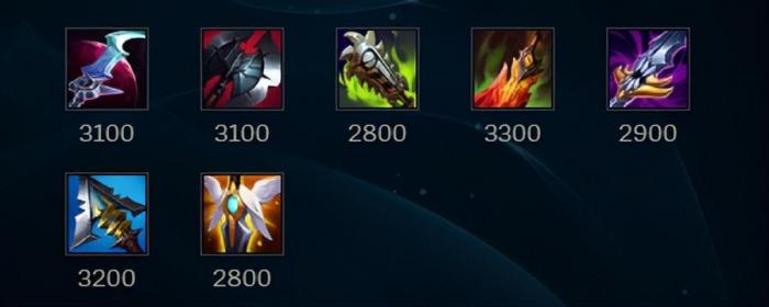 英雄联盟手游逆羽推荐什么出装2