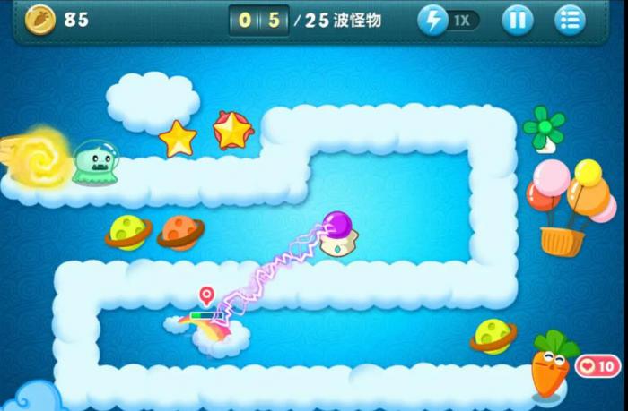 保卫萝卜第六关怎么打2