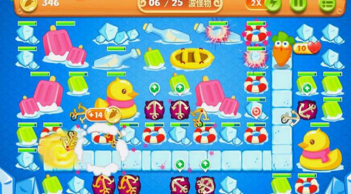 保卫萝卜2第34关怎么打1