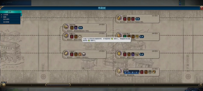 文明6秦始皇市政树升级顺序是什么2