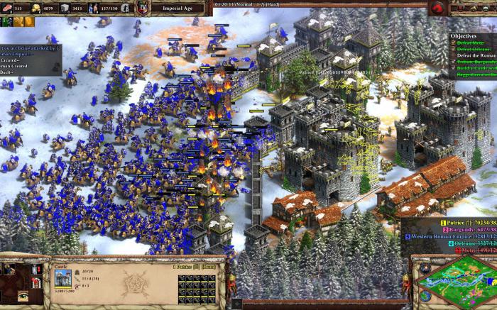 帝国时代2怎么强行攻击3