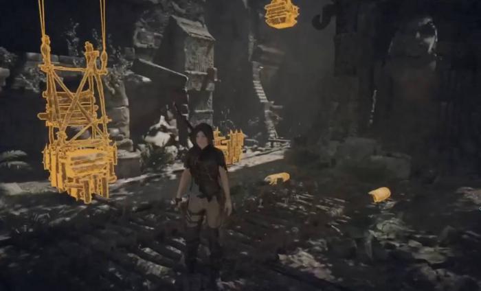 古墓丽影崛起雕像怎么炸倒2