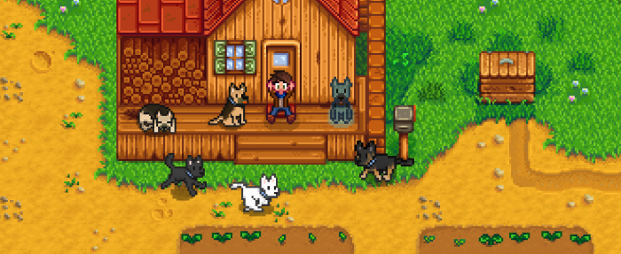 星露谷物语狗挡住床怎么办1