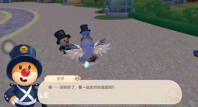 摩尔庄园里警察怎么考_摩尔庄园警察站岗地点