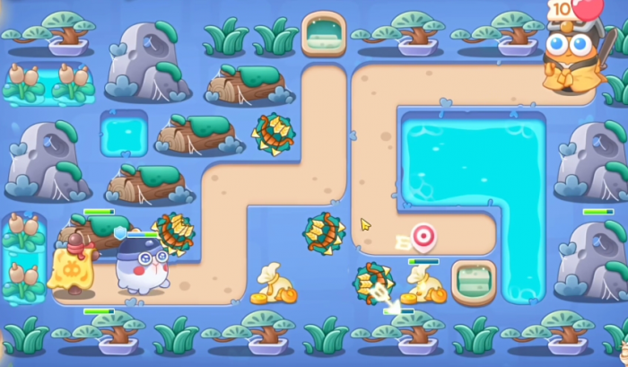 保卫萝卜4万圣奇妙夜第一关怎么过1