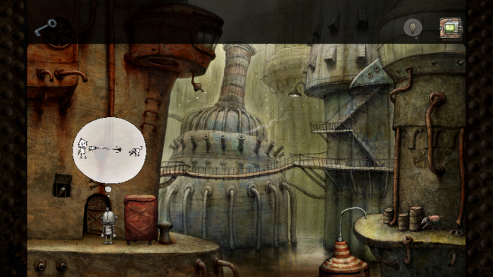 机械迷城用枪吸小狗那关怎么过3