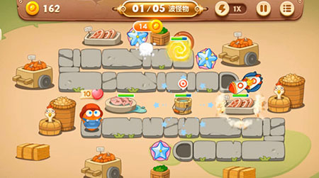 保卫萝卜3攻略集市全部关卡怎么玩2