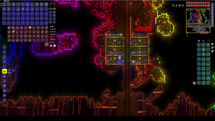 泰拉瑞亚怎么在猩红世界制造腐化环境1