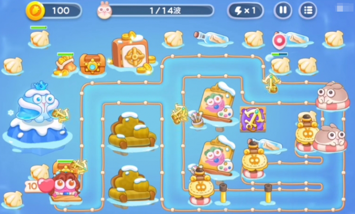 保卫萝卜4阿波尼克号第60关怎么过1