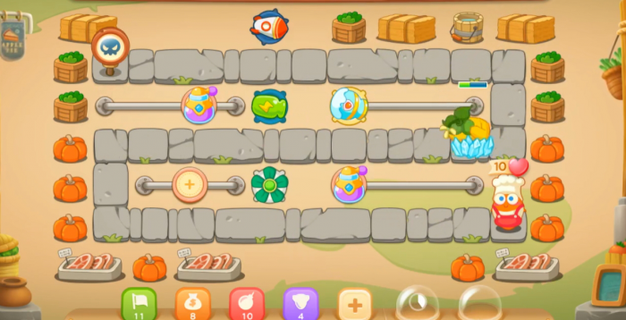 保卫萝卜3集市22怎么无伤过2