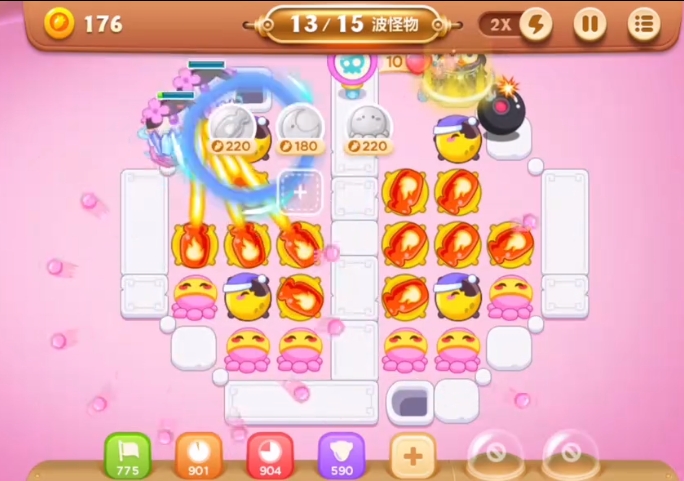 保卫萝卜3时空秘境桃源仙宫第一关怎么过2