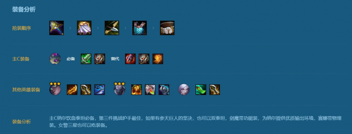 金铲铲之战护卫纳尔的阵容怎么搭配3