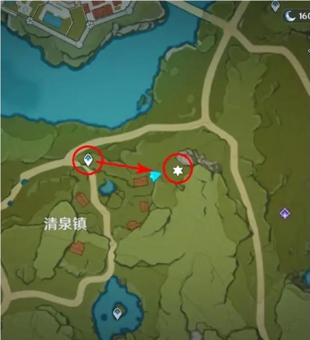 原神蒙德地灵龛的位置在哪3