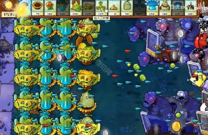 《植物大战僵尸杂交版》挑战模式第5关通关攻略6