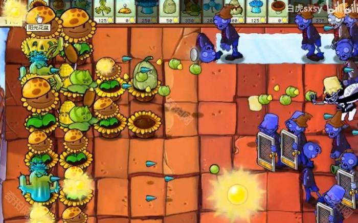 《植物大战僵尸杂交版》挑战模式第8关通关攻略3