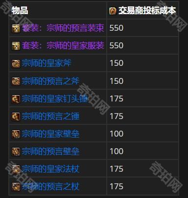 《魔兽世界》11.17夏季商栈商品一览23