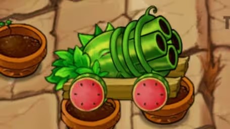 《植物大战僵尸融合版》新植物西瓜大炮介绍1