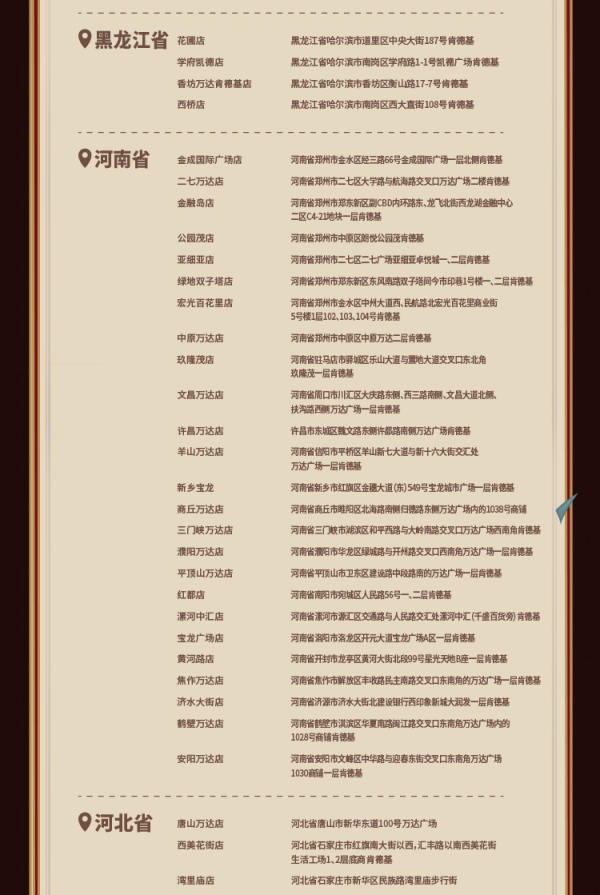 《原神》肯德基联动主题门店位置介绍11