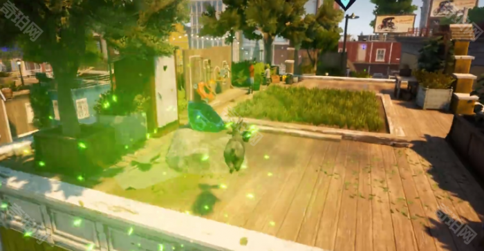 《模拟山羊3》DLC胡闹多元宇宙青草头发获得方法5