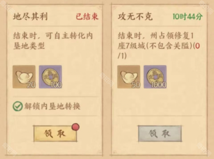 《这城有良田》史话赛季永业地攻略7